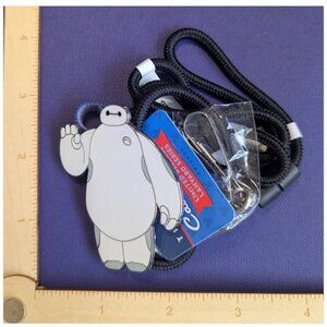 Disney Baymax Big Hero 6 Bolo Lanyard Cast Exclusive NEW RARE & freebie